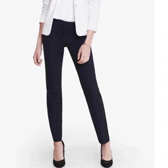 Express Navy pants with side stripe - Picture 3 of 5